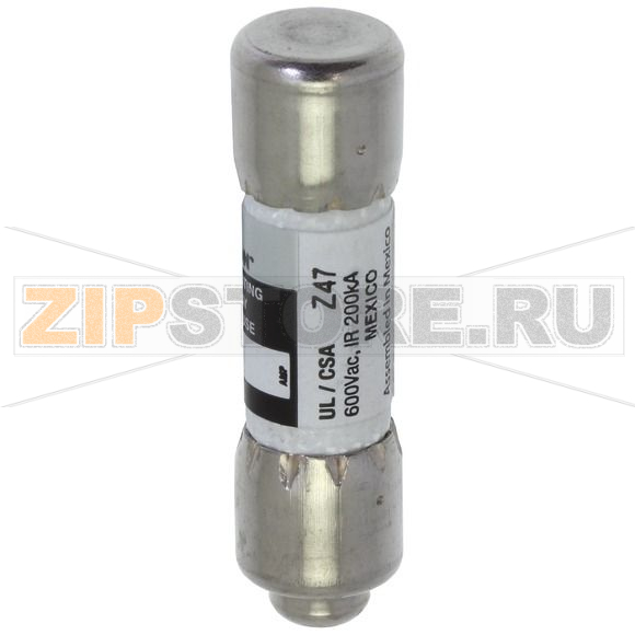 Предохранитель, 3 A, AC 600 В, 200 кА, 10x38 мм, 13/32x1-1/2 inch, CC, UL, с задержкой Eaton FU 
