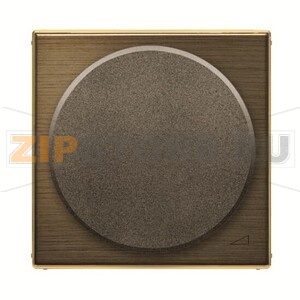 Накладка с поворотной ручкой для механизма поворотного светорегулятора, античная латунь ABB 2CLA856020A1201 