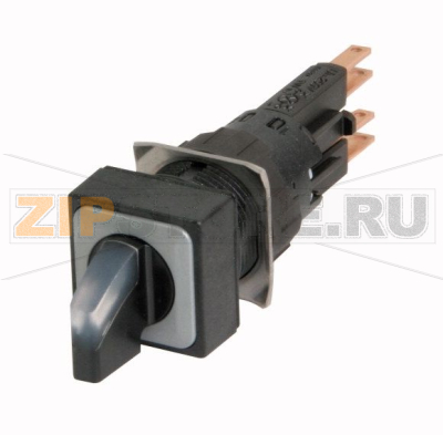 Головка переключателя с подсветкой, 2 позиции, белая, без фиксации Eaton Q18LWK1-WS 