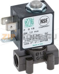 SOLENOID VALVE ODE 2 WAYS ø 1/8 24V 7W 