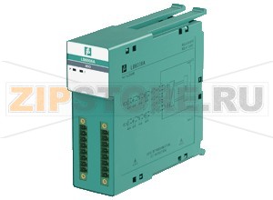 Компонент выхода переключателя Relay output LB6006A Pepperl+Fuchs SlotsOccupied slots2SupplyConnectionbackplane busRated voltage12 V DC , only in connection with the power supplies LB9***Power consumption1.6 WInternal busConnectionbackplane busInterfacemanufacturer-specific bus to standard com unitDigital outputNumber of channels8Field device interfaceConnectionRelay outputConnectionchannel I: 1-2 NO channel II: 3-4 NO channel III: 5-6 NO channel IV: 7-8 NO channel V: 9-10 NO channel VI: 11-12 NO channel VII: 13-14 NO channel VIII: 15-16 NORelaySwitching voltage30 V DC / ACSwitching current1 A DC / AC resistive loadSwitch power30 VA / 30 WMinimum load1 V 1 AElectrical life0.1 mio. cyclesContact MaterialAgPd gold platedResponse time20 ms (depending on bus cycle time)Watchdogwithin 0.5 s the device goes in safe state, e.g. after loss of communicationIndicators/settingsLED indicatorPower LED (P) green: supply Status LED (I) red: communication errorDirective conformityElectromagnetic compatibilityDirective 2014/30/EUEN 61326-1ConformityElectromagnetic compatibilityNE 21Degree of protectionIEC 60529Ambient conditionsAmbient temperature-20 ... 60 °C (-4 ... 140 °F) , 70 °C (non-Ex)Storage temperature-25 ... 85 °C (-13 ... 185 °F)Shock resistanceshock type I, shock duration 11 ms, shock amplitude 15 g, number of shocks 18Vibration resistancefrequency range 10 ... 150 Hz transition frequency: 57.56 Hz, amplitude/acceleration &plusmn 0.075 mm/1 g 10 cyclesfrequency range 5 ... 100 Hz transition frequency: 13.2 Hz amplitude/acceleration &plusmn 1 mm/0.7 g 90 minutes at each resonanceDamaging gasdesigned for operation in environmental conditions acc. to ISA-S71.04-1985, severity level G3Mechanical specificationsDegree of protectionIP20 when mounted on backplaneConnectionremovable front connector with screw flange (accessory)wiring connection via spring terminals (0.14&nbsp...&nbsp1.5&nbspmm2) or screw terminals (0.08&nbsp...&nbsp1.5&nbspmm2)Massapprox. 160 gDimensions32.5 x 100 x 102 mm (1.28 x 3.9 x 4 inch)Data for application in connection with hazardous areasCertificatePF 08 CERT 1234 XMarking II 3 G Ex nA nC IIC T4 GcGalvanic isolationOutput/power supply, internal bussafe electrical isolation acc. to EN 61010-1Directive conformityDirective 2014/34/EUEN 60079-0:2009 EN 60079-11:2007 EN 60079-15:2010International approvalsUL approvalE106378IECEx approvalBVS 09.0037XApproved forEx nA [ic] IIC T4 Gc Marine approvalLloyd Register15/20021DNV GL MarineTAA0000034Bureau Veritas Marine22449/B0 BV