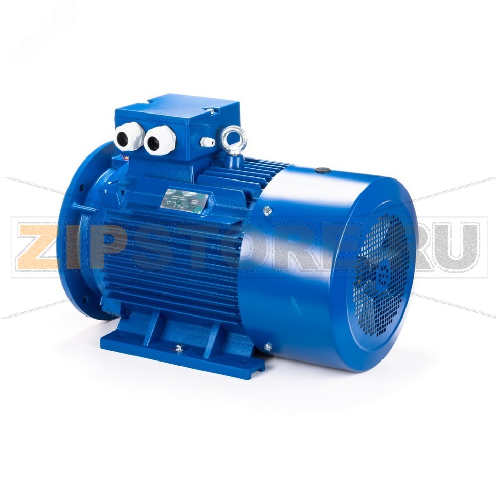 Электродвигатель асинхронный 45 кВт, 380/660 В, 1000 об/мин, 3 фазы, IP55 ESQ 01.05.01.222780 