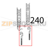 Vite tirante con gancio Angelo Po KD130EAT