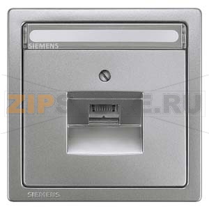 DELTA STYLE НАКЛАДКА UTU РОЗЕТКИ СПОЛЕМ ДЛЯ НАДПИСИ ПЛАТИНОВЫЙ МЕТАЛЛИК Siemens 5TG1395-1 