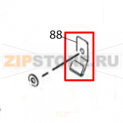 Label holder guide RH SP Sato CL6NX Plus Label holder guide RH SP Sato CL6NX PlusЗапчасть на деталировке под номером: 88Название запчасти на английском языке: Label holder guide RH SP Sato CL6NX Plus.