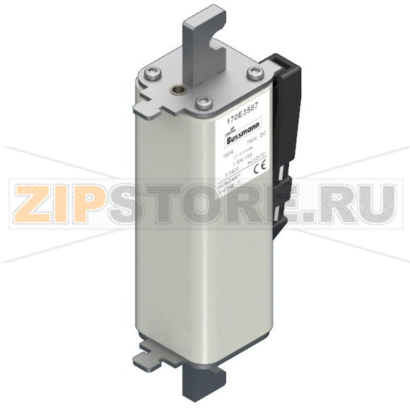 Предохранитель, 160 A, DC 750 В, 100 кА, size 1, 43x60x212 мм, gR, IEC Eaton FUSE 160A 750V 1*E 
