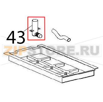 Condens. drain Angelo Po DA51 Condens. drain Angelo Po DA51Запчасть на деталировке под номером: 43