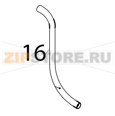 Rubber hose Silanos N700 PS Rubber hose Silanos N700 PSЗапчасть на деталировке под номером: 16