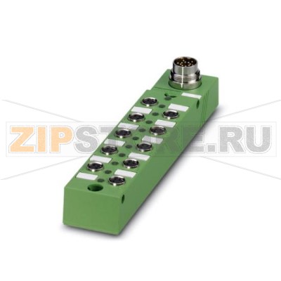 Коробка датчика и исполнительного элемента Phoenix Contact SACB-10/3-L-M16-M8 Тип подключения: Розетка M8 металл, Количество гнезд: 10, Полюсов: 3, Расположение гнезд: Один ряд, Индикатор состояния: есть, p-n-p Подключение магистрального кабеля: Штекерный разъем M 16 90°, Экранировка: нет.Минимальный заказ: 1 шт.Упаковка: 1 шт.