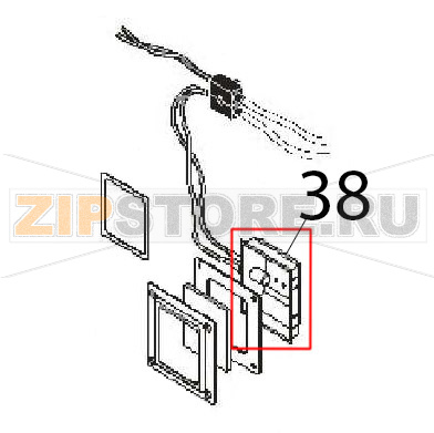 Halogen lamp Angelo Po FM1011E2 Halogen lamp Angelo Po FM1011E2Запчасть на деталировке под номером: 38