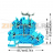 Double-deck terminal block; 4-conductor through terminal block; N; with marker carrier; suitable for Ex i applications; internal commoning; conductor entry with violet marking; for DIN-rail 35 x 15 and 35 x 7.5; 1 mm?; Push-in CAGE CLAMP®; 1,00 mm?; blue - Double-deck terminal block; 4-conductor through terminal block; N; with marker carrier; suitable for Ex i applications; internal commoning; conductor entry with violet marking; for DIN-rail 35 x 15 and 35 x 7.5; 1 mm?; Push-in CAGE CLAMP®; 1,00 mm?; blue