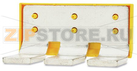 Jumper; 3-way; insulated; yellow Wago 883-2443 