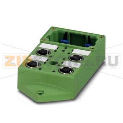 Корпус коробки датчика и исполнительного элемента Phoenix Contact SACB-4/ 4-L-C GG SCO Тип подключения: Гнездовой разъем M12-SPEEDCON металл, Количество гнезд: 4, Полюсов: 4, Расположение гнезд: Один ряд, Индикатор состояния: есть, p-n-p Подключение магистрального кабеля: вставные винтовые клеммы, Экранировка: нет.Минимальный заказ: 1 шт.Упаковка: 1 шт.
