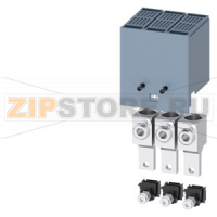 wire connector large with control wire voltage tap-off 3 units accessory for: 3VA4/5 125 Siemens 3VA9133-0JC12