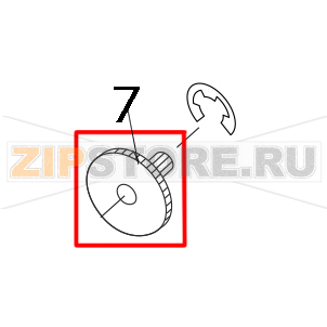 Idler gear A Toshiba TEC B-852-TS12-QQ Idler gear A Toshiba TEC B-852-TS12-QQЗапчасть на деталировке под номером: 7