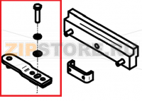 Customer service set for upper hinge P3 CONVOTHERM OES 10.10   