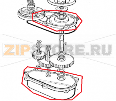 Getriebegehause CPL Scotsman MF 56  Getriebegehause CPL Scotsman MF 56Запчасть на 