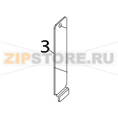 Interface cover Toshiba TEC B-852-TS12-QP Interface cover Toshiba TEC B-852-TS12-QPЗапчасть на деталировке под номером: 3