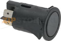 КРУГЛАЯ КНОПКА O 23 ММ ЧЕРНАЯ