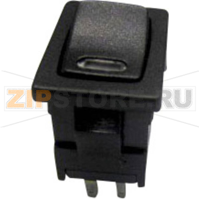 Переключатель клавишный 24 В/DC, 250 В/AC, 6 А, 1 x выкл/вкл TRU Components TC-R13-66L-02 