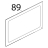 Vetro esterno ser. giallo 730x435x4, BETFL Unox XB 403