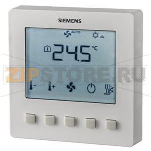 RDF530 - Комнатный термостат для полузаглубленного монтажа для 4-трубных фэнкойлов Siemens RDF530 