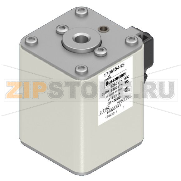 Предохранитель, 550 A, AC 1250 В, 100 кА, size 2, 61x77x81 мм, aR, IEC UL Eaton FUSE 550A 1250 