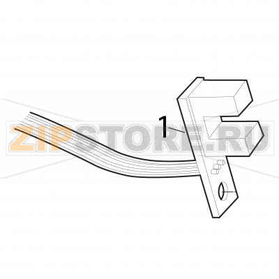 Sensor, ribbon out, module Intermec PD41 Sensor, ribbon out, module Intermec PD41Запчасть на деталировке под номером: 1Название запчасти на английском языке: Sensor, ribbon out, module Intermec PD41.