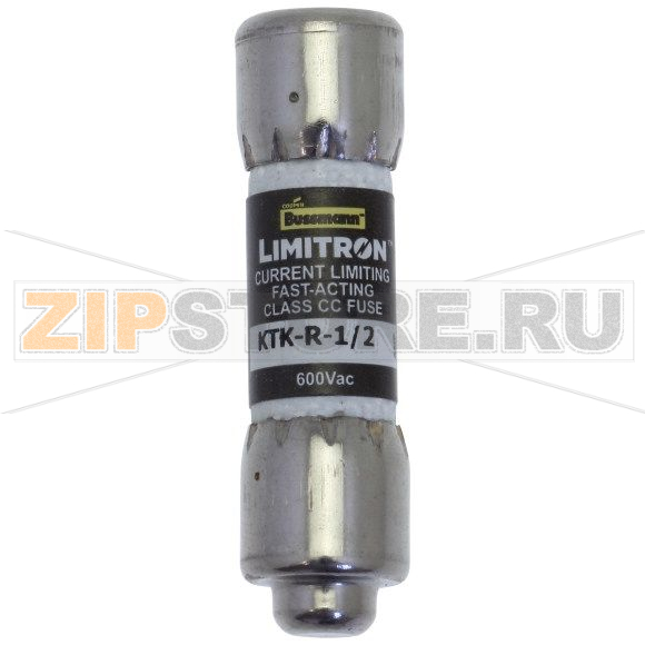 Предохранитель, 1.5 A, AC 600 В, 200 кА, 10x38 мм, CC, UL, быстродействующий Eaton CLASS CC FAST 