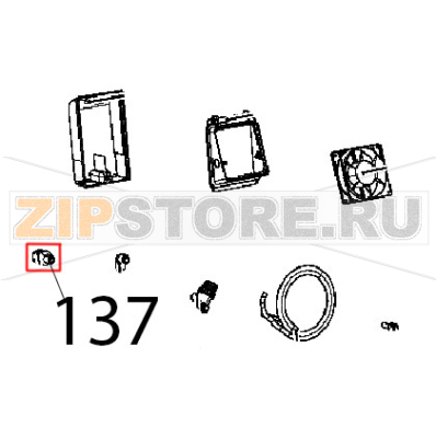 Female connection 3/4&quot;-10 J.G. Unox XB 895 Female connection 3/4"-10 J.G. Unox XB 895Запчасть на деталировке под номером: 137