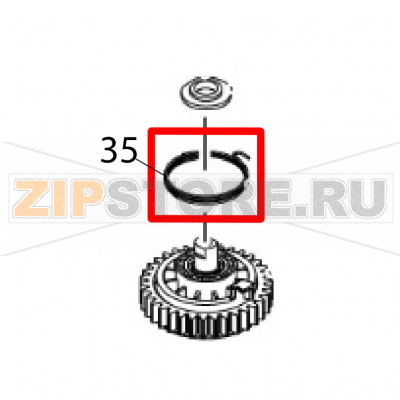 Torsion spring Sato CT408LX TT Torsion spring Sato CT408LX TTЗапчасть на деталировке под номером: 35Название запчасти на английском языке: Torsion spring Sato CT408LX TT.