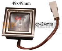 HUBLOT LAMPE HALOGENE 20W CARRE