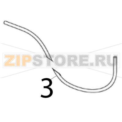 Tubo in polietilene Scotsman MF 46 WS Tubo in polietilene Scotsman MF 46 WSЗапчасть на деталировке под номером: 3