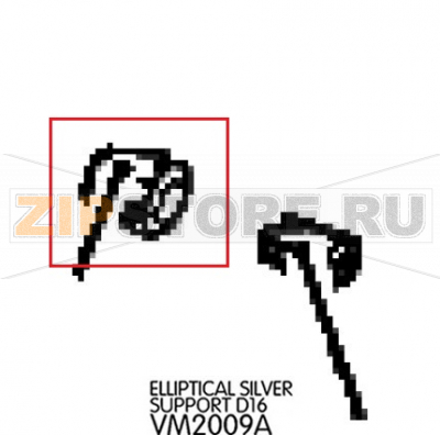Elliptical silver support D16 Unox XV 893 Elliptical silver support D16 Unox XV 893Запчасть на деталировке под номером: 115Название запчасти на английском языке: Elliptical silver support D16 Unox XV 893