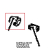 Elliptical silver support D16 Unox XV 893