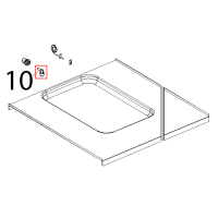 Raccordo a gomito con j. guest codolo D8-8 Unox XL 195