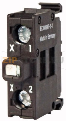 Светодиод с винтовым зажимом 12-30В (АС), 8-15А, белый Eaton M22-LEDC-W 