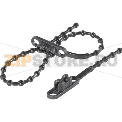Стяжки кабельные 145 мм, черные, 100 шт TRU Components TC-KTVR145BK203 