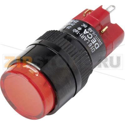 Кнопка 250 В/AC, 5 А, 1 x выкл/вкл, с фиксацией, IP40, 1 шт DECA D16LAR1-1abGR 