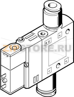 Распределитель с электроуправлением Festo CPE14-M1BH-3GL-QS-8 