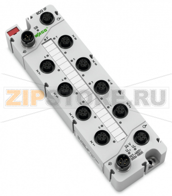 767 Series  I/O System 8-канальный дискретный выход; тока; 0,5 А; Защита от помех; 8 x M12; светло-серые Wago 767-4807/000-800 Краткое описание:Дискретный модуль вывода для управления исполнительными механизмами (например, магнитными клапанами, контакторами постоянного тока, индикаторами).Характеристики:- 8 дискретных выводов, 24 В пост.тока / 0,5 А? Возможность выполнения диагностики (поканально)- С возможностью параметризации (инверсия, стратегия подстановки значения, подстановочное значение, ручной режим, интерактивное моделирование и диагностика)Комплектация:1 маркер WMB, красный1 маркировочная полоса2 защитные крышки M12...
