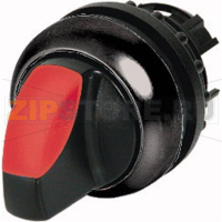 Головка переключателя, пластик, черная: 1 шт Eaton M22S-WLK3-R