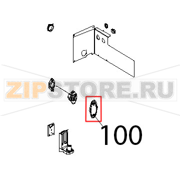 Coperchio SX scrocco porta Unox XBC 815G Coperchio SX scrocco porta Unox XBC 815GЗапчасть на деталировке под номером: 100