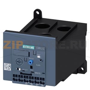 РЕЛЕ ПЕРЕГРУЗКИ 32...115 A ДЛЯ ЗАЩИТЫ ЭЛЕКТРОДВИГАТЕЛЯ, ТИПОРАЗМЕР S3, КЛАСС 10E , ОТДЕЛЬНАЯ УСТАНОВКА, СИЛОВАЯ ЦЕПЬ: ПРОХОДНЫЕ ТРАНСФОРМАТОРЫ, ВСПОМ. ЦЕПЬ: ПРУЖИННЫЕ КЛЕММЫ, РУЧНОЙ-АВТО СБРОС Siemens 3RB3046-1XX1 