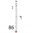 Supporto sonda al cuore con cava Unox XBC 905