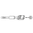 Кабель Coax-интерфейса Datamax A-4408 RH