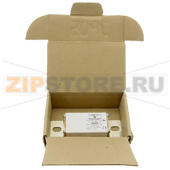 Предохранитель, 80 A, AC 1000 В, size 000, 24x36x115 мм, aR, IEC Eaton FUSE 80A 1000V 000FN/90 