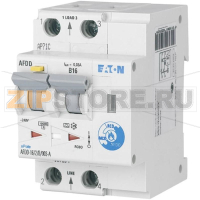 Выключатель автоматический 2-полюсной, 10 мА, 230 В: 1 шт Eaton