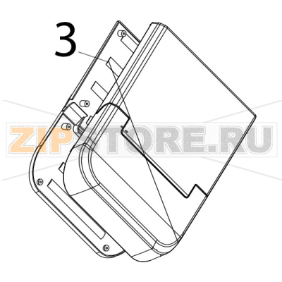 Back inside top cover Hurakan HKN-IMF15M Back inside top cover Hurakan HKN-IMF15MЗапчасть на деталировке под номером: 3