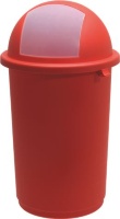 COMPLETE BIN RED SPRING FLAP